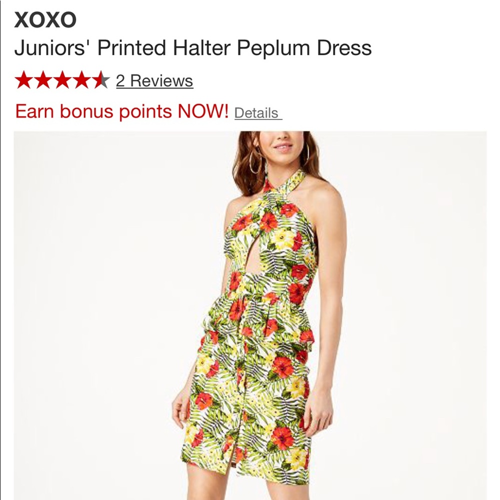 NWT!  XOXO HALTER DRESS ⚜️